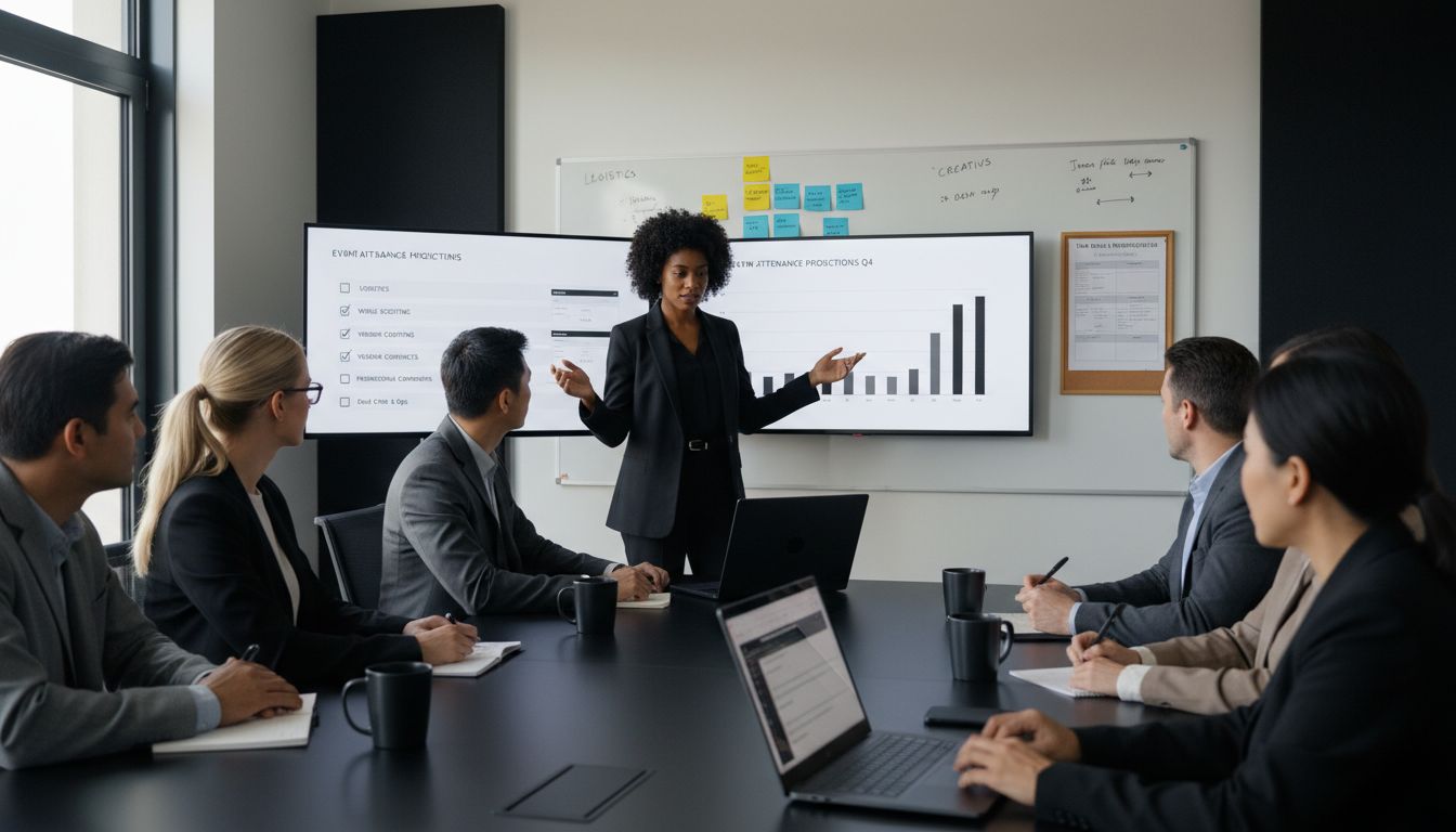 Event planning teamwork