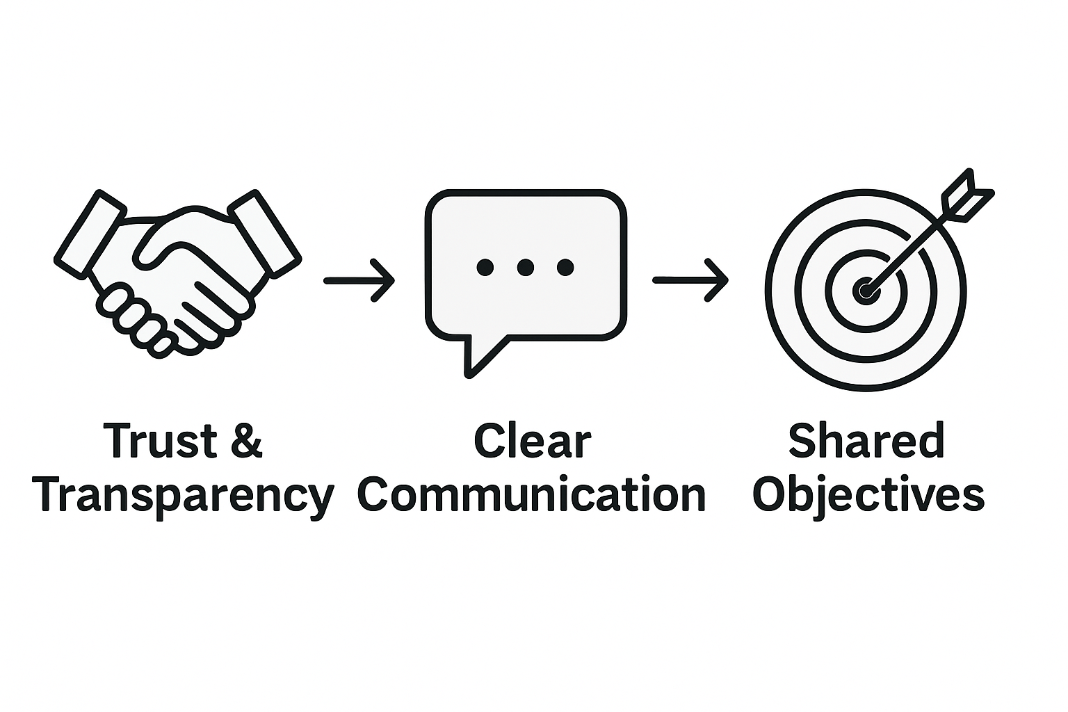 Infographic showing essentials of event partnerships