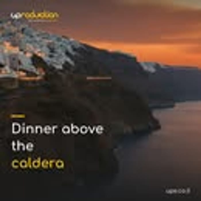 Some dinners you forget. Dining on the edge of a volcano as the sun sinks into the Aegean? That one your team talks about for years. 🌋 Sant